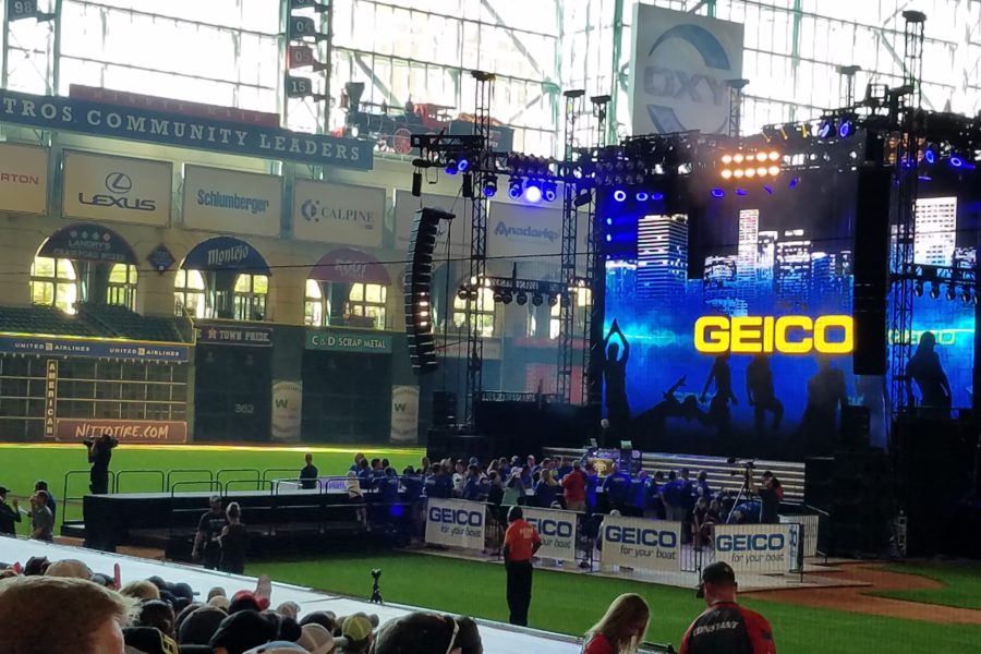 2017 Bassmaster Classic weigh-in at Minute Maid Park, home of the Houston Astros