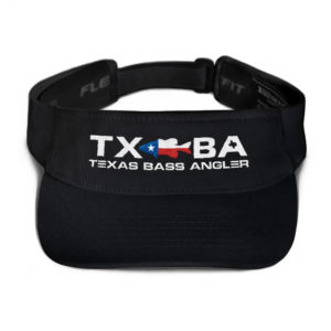 Texas Bass Angler Texas Bass Fishing Logo Visor