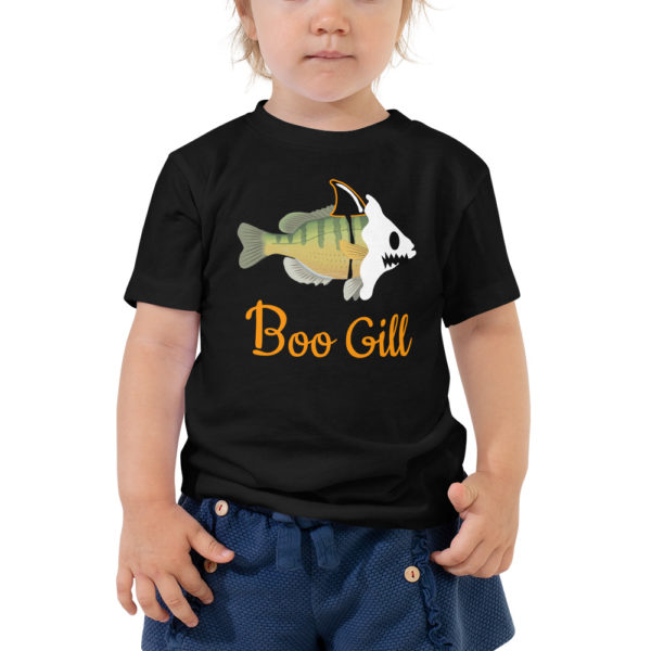 Boo Gill Halloween Toddler Shirt - Texas Bass Angler